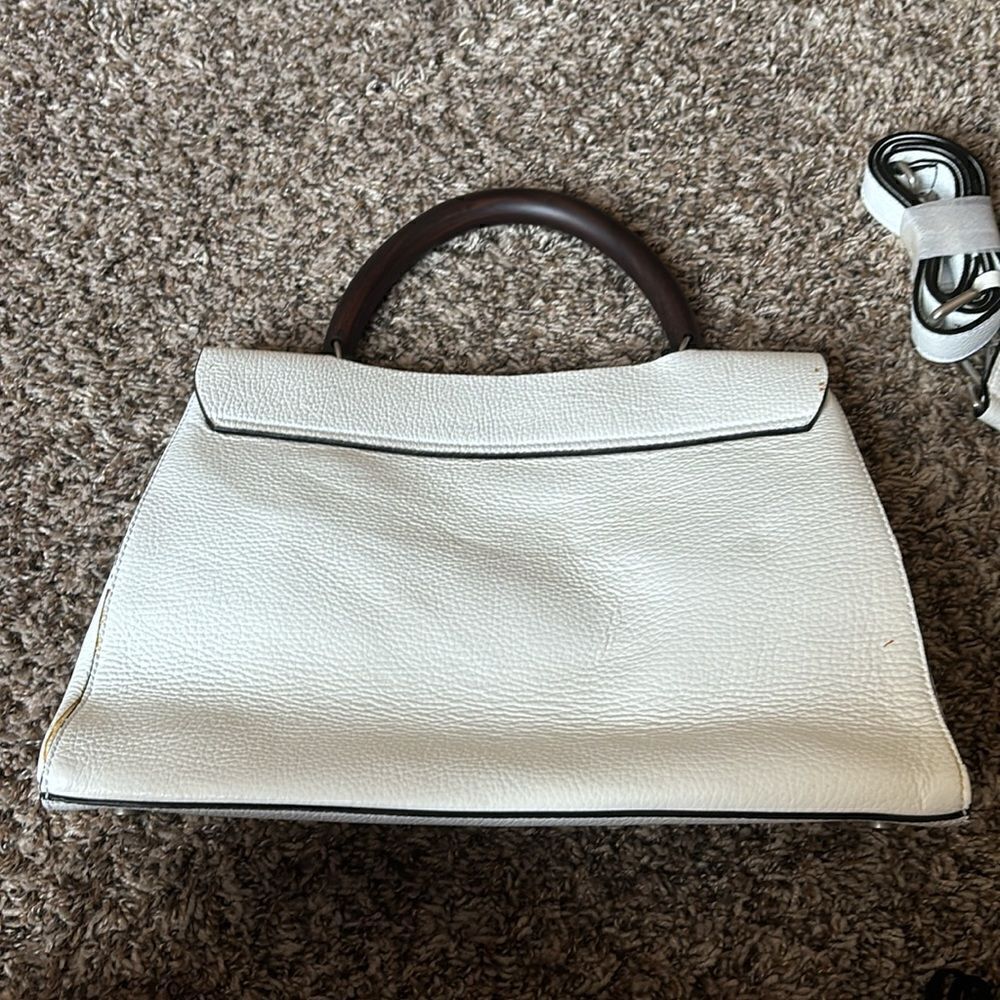 Lia Numa white Italian leather purse - Picture 3 of 8